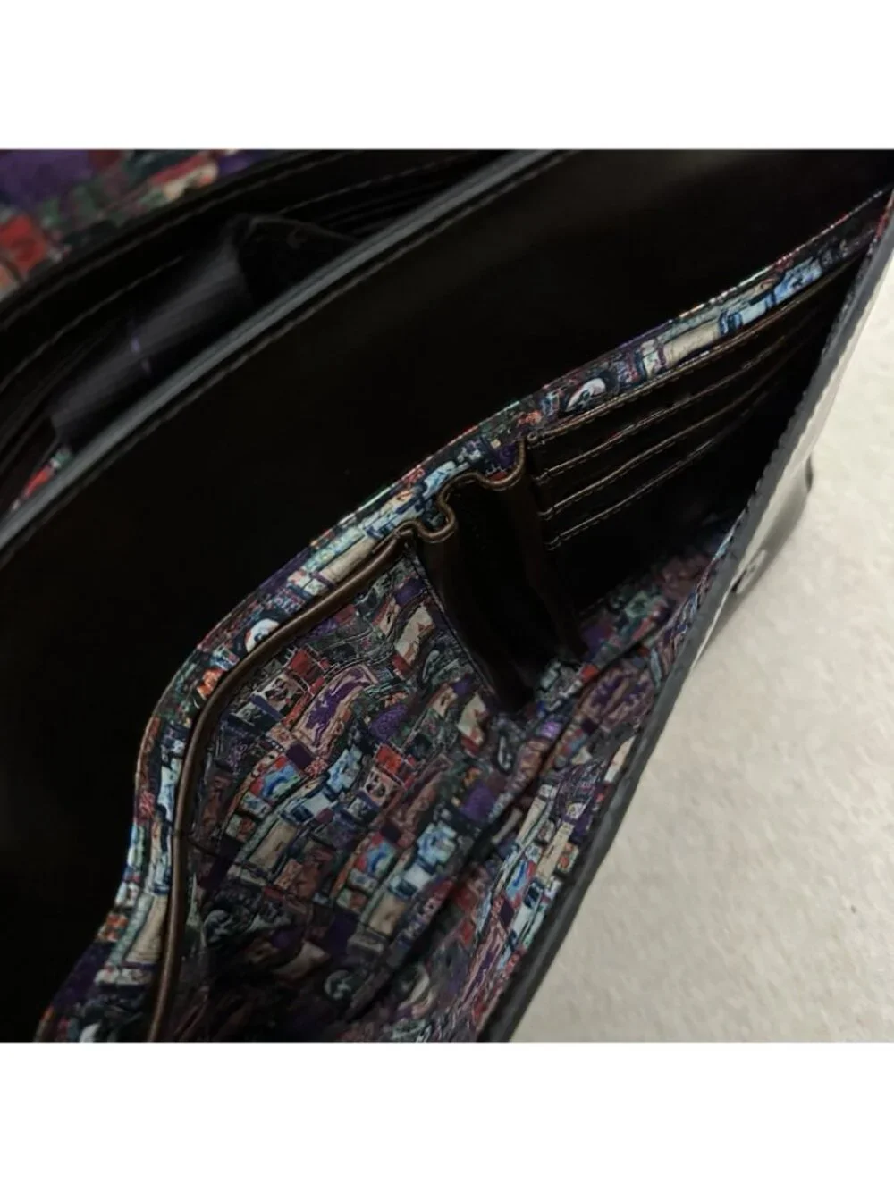 Robert Graham Brown Genuine Leather Messenger Portfolio Laptop/ipad Bag